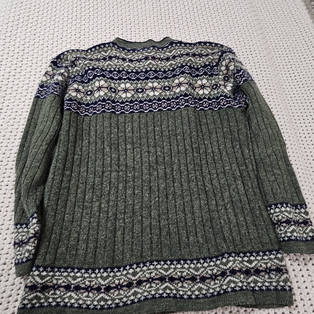 Vtg Fashion Bug Fair Isle Winter Sweater Size 18/20 - Picture 7 of 7
